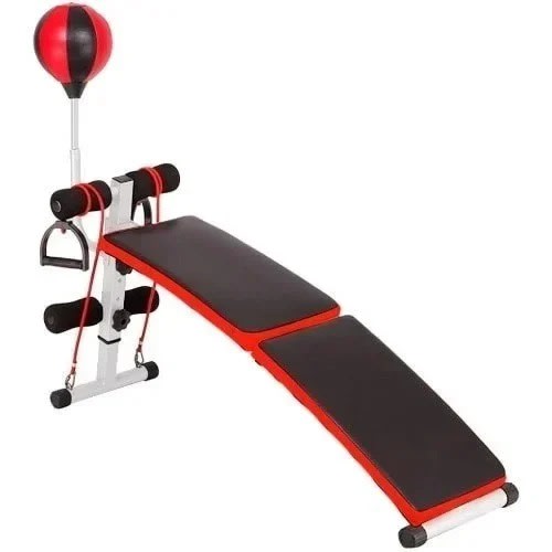 High Sit-up Bench With Speed Ball Resistance Rope