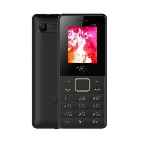 2160 Wireless Fm, Bright Torchlight, Call Recorder, Dual Sim Mobile - Black