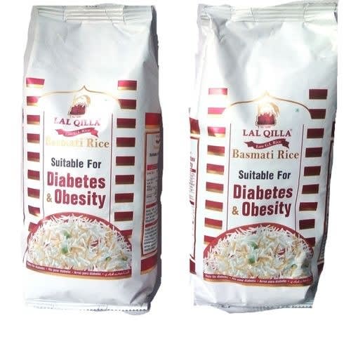Basmati Rice Suitable For Diabetes & Obesity 1kg - Pack Of 2