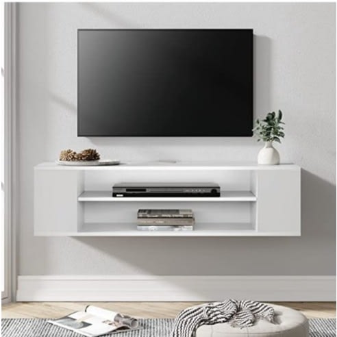 Floating Wall Shelf - Media Storage