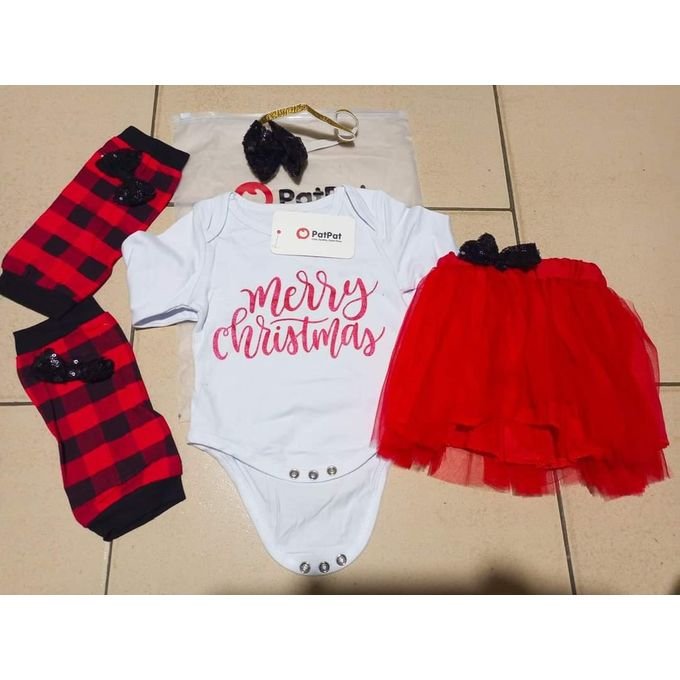 Merry Christmas Romper Baby Christmas Clothes Long Sleeve.