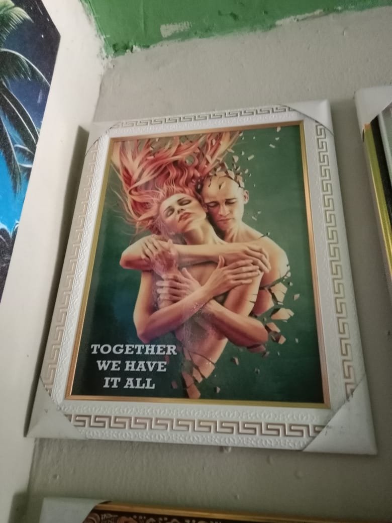 TOGETHER WE HAVE IT ALL WALL FRAME.