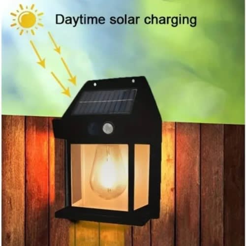 Wireless Waterproof Smart Solar Wall Lamp - Daylight Charging
