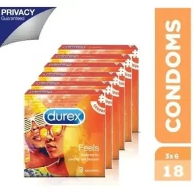 Feels Condom - 6 Packs Of 3