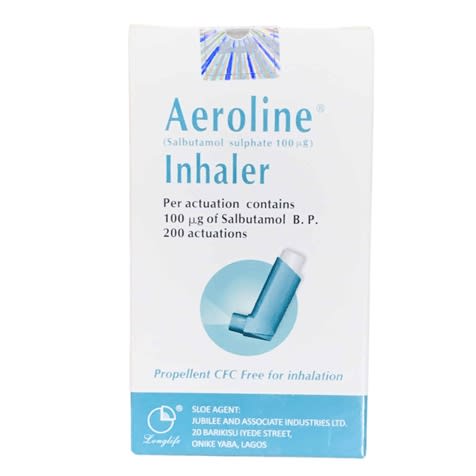 Aeroline Inhaler - Salbutamol Sulphate