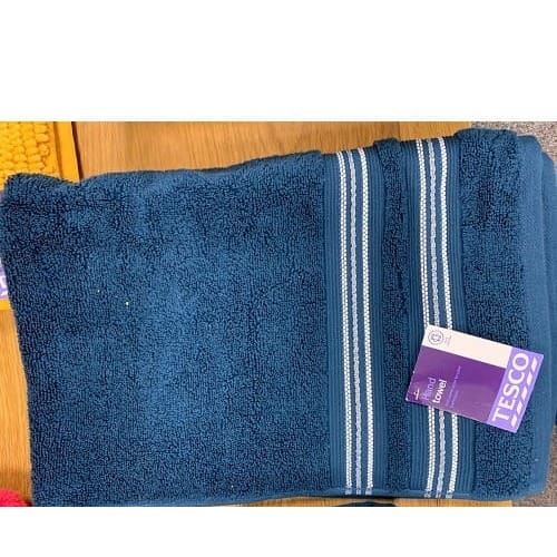 2 Bath Towel & 2 Hand Towel - Blue