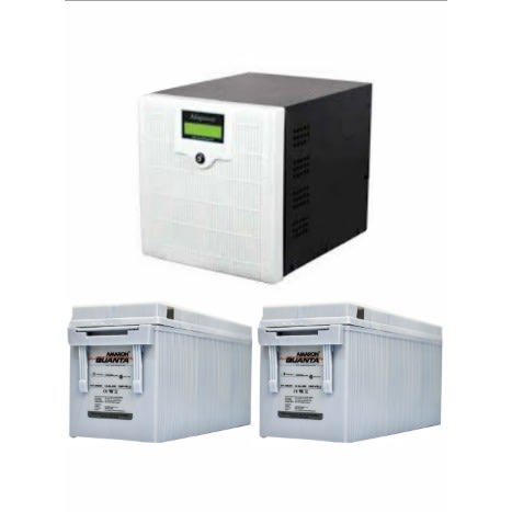 Afripower 2kva Inverter System With 2 Units 200ah Amaron Quanta Battery