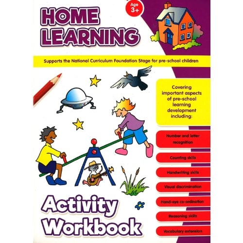 Home Learning Activity Workbook, Purple
