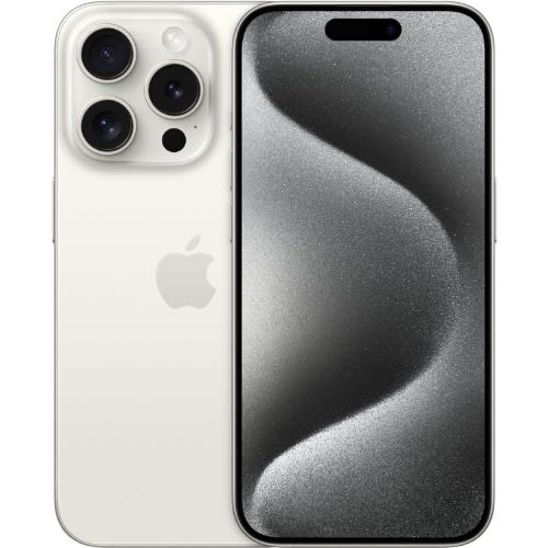 iPhone 15 Pro Max - 6.7" - 256GB ROM - White Titanium - 4422mAh - Renewed
