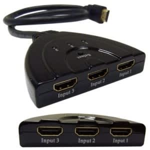 Hdmi Switcher-selector Cable - 3 Hdmi Female Input X 1 Hdmi Male Output