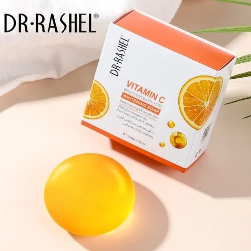 Dr- Rashel Vitamin C Lightning & Anti Wrinkle Soap -100g. + Free Gift