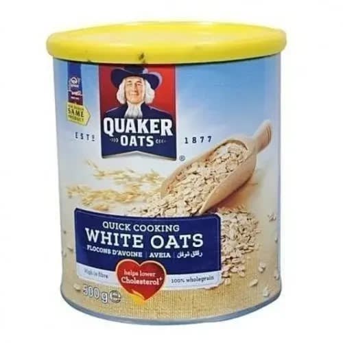Quaker White Oats Tin - 500g