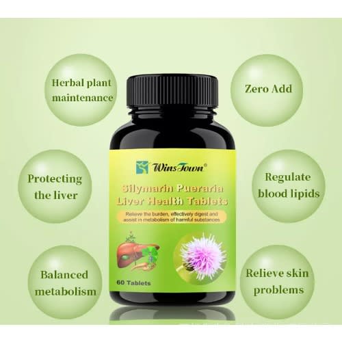 Wins Town Silymarin Pueraria Liver Health  Tablet With Milk Thistle- 60 Tablets