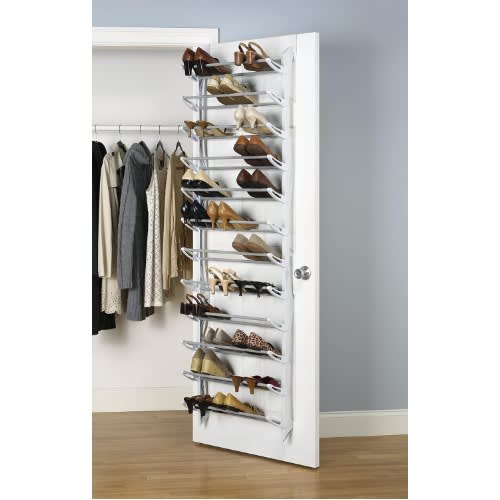 Over-the-door Shoe Rack - 36-pair - White