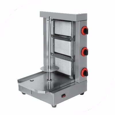 3-Burner Gas Shawarma Grill Machine