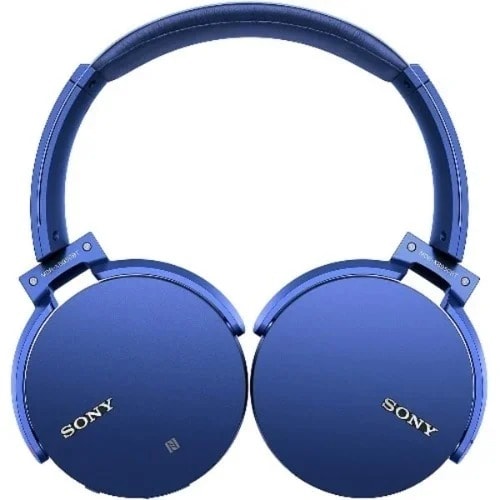 Wireless Bluetooth Bass Headphones - Blue
