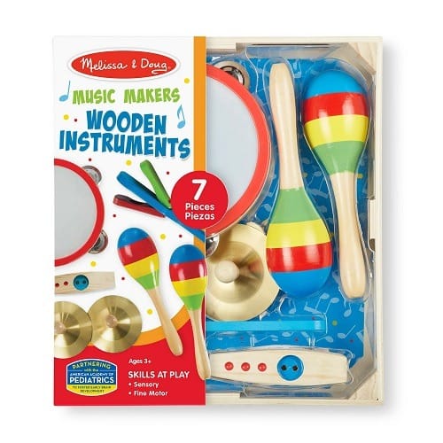 Wooden Musical Instrument For Kids  -7 Piece Set