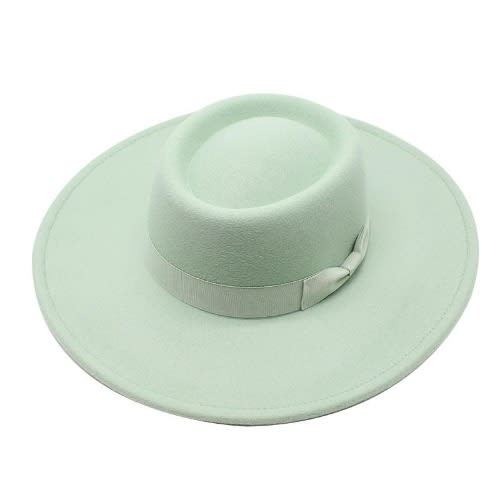 Fedora Unisex Hat - Mint Green