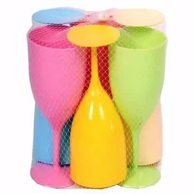 Multi-purpose Plastic Cups - Pack Of 6 - 50ml - Multicolor