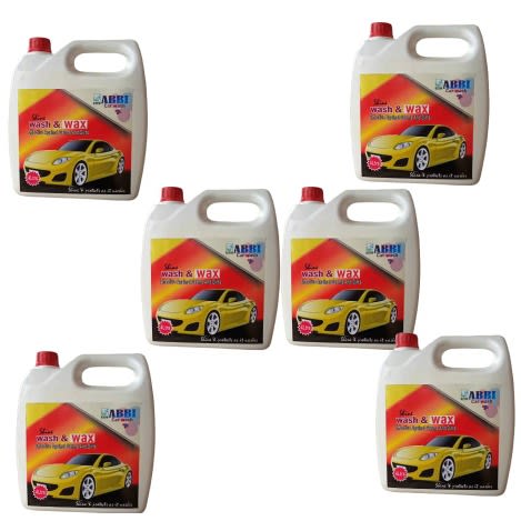 Car Wash And Wax Soap - 4litresX6pcs