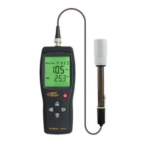 Digital Ph Meter - Walfront Smart Sensor As218