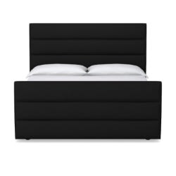 Colette Upholstered Bed, Black, California King