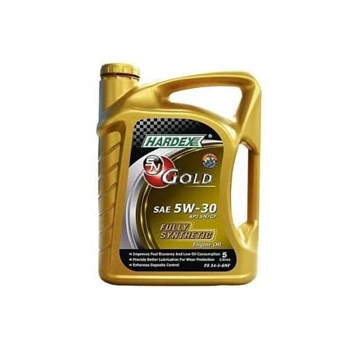 Hardex Gold Fully Synthetic Engine Oil - 5w-30 - 5L
