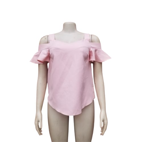 Cold Shoulder Top - Pink