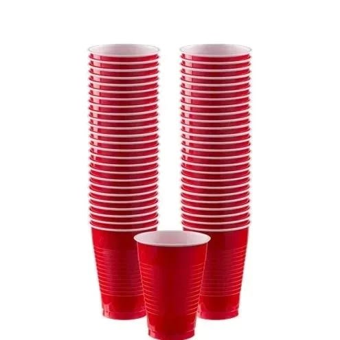 Disposable Red Cups - 50pcs
