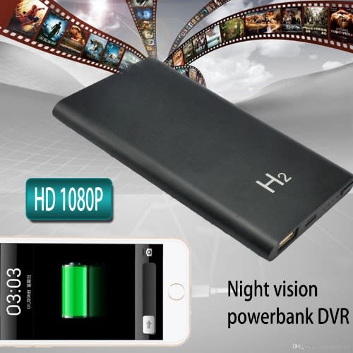 Power Bank Hidden Camera 1080p Hd W/ Night Vision H2
