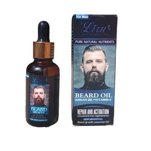 Natural Nutrients Beard Oil Argan Oil + Vitamin E Repair - 30ml
