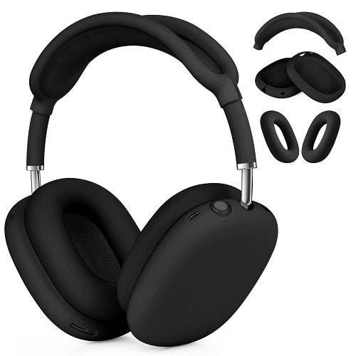 Airpod Max 5in1 Silicone Case - Black