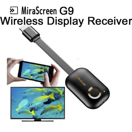 Mirascreen G9 Plus 2.4g/5g 4k Wireless Hdmi Wifi Display Dongle Mirroring