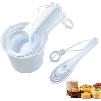 Set Of 5 Measuring Cups And 6 Spoons