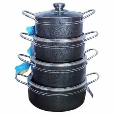 Nonstick Cooking Pot - Set Of 4
