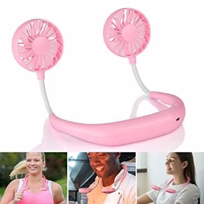 Battery Powered Hand Free & Neckband Rechargeable USB Sports Mini Fan