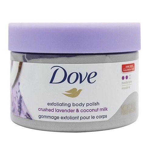 Dove Exfoliating Body Polish Crushed Lavender And Coconut Milk - 298g