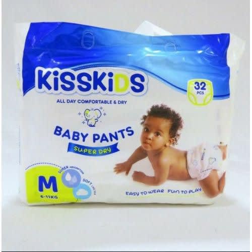 Kisskids Super Dry Pant Diaper - Size 3 - 72Pcs