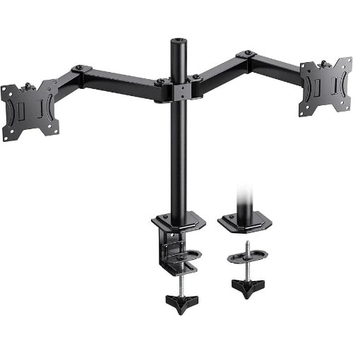 Huanuo Dual Monitor Mount For 13 To 30" Screens - Adjustable Dual Monitor Arm With Tilt