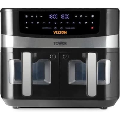 Vortx Vizion Dual Basket Air Fryer Oven - 9l - 2400w