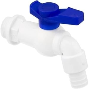 1/2" Plastic Male Thread Water Tap Valve - 2 Pcs