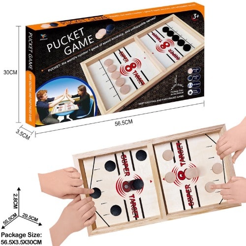 Wooden Pucket Game