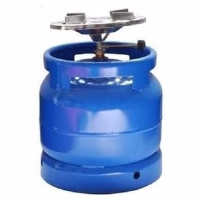 Gas Cylinder Plus Burner - 6kg - Blue
