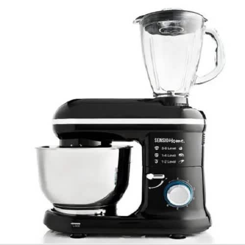 2-in-1 Food Processor Blender & Cake Stand Mixer - 4.5L - 1000W
