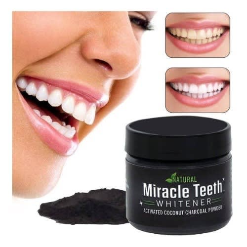 Natural Activated Charcoal Teeth Whitening Powder - 30g