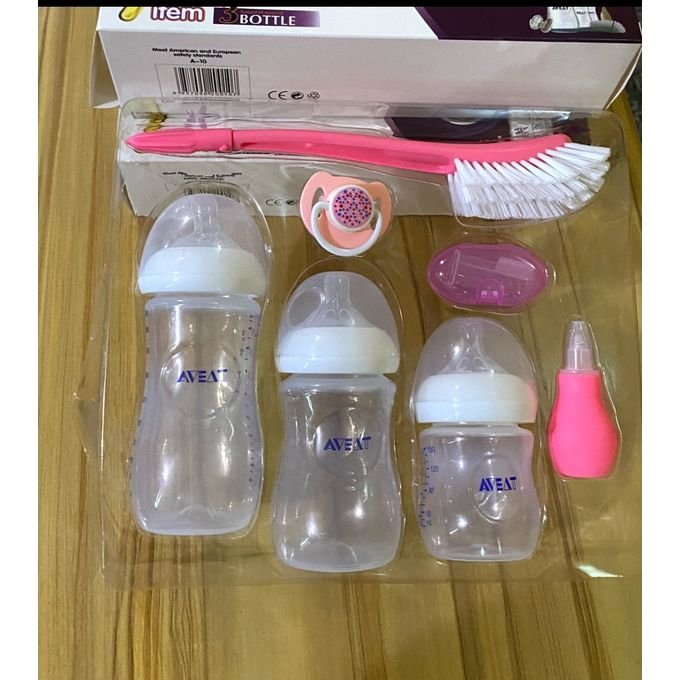 Feeding Bottle Set For Babies-pink