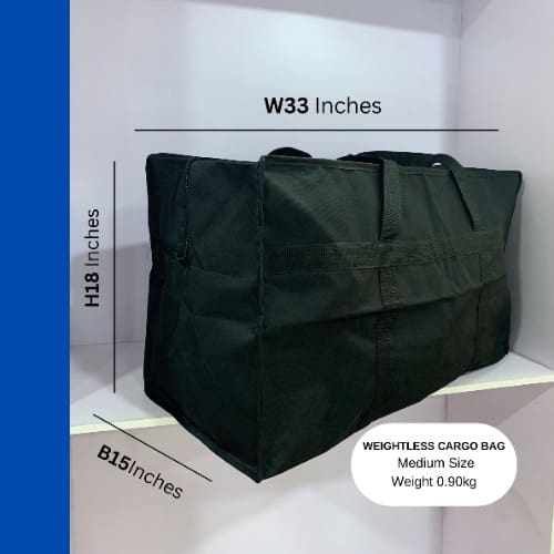 Medium Size Cargo Bag - Black