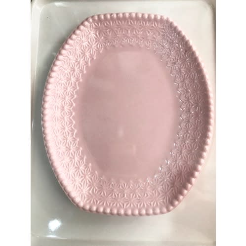 Oval Shape Unbreakable Ceramic Plates - Set Of 6