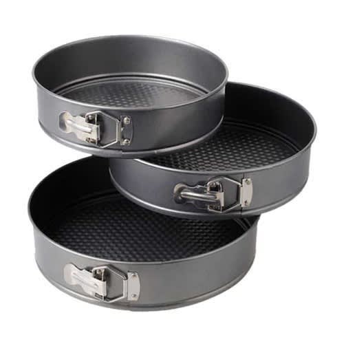 Non Stick Round Shape Bake Pan - 3 Piece Set