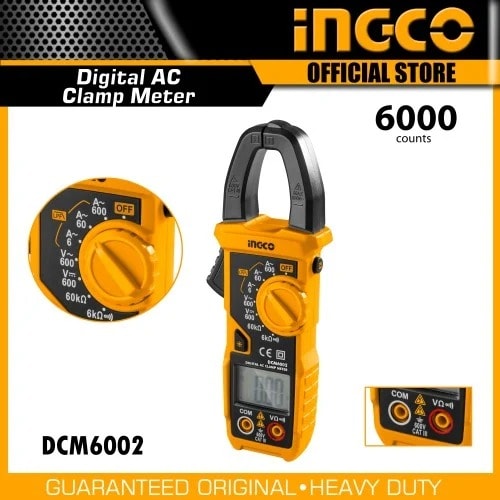 Digital Ac Clamp Meter - 600amp - Dcm6002